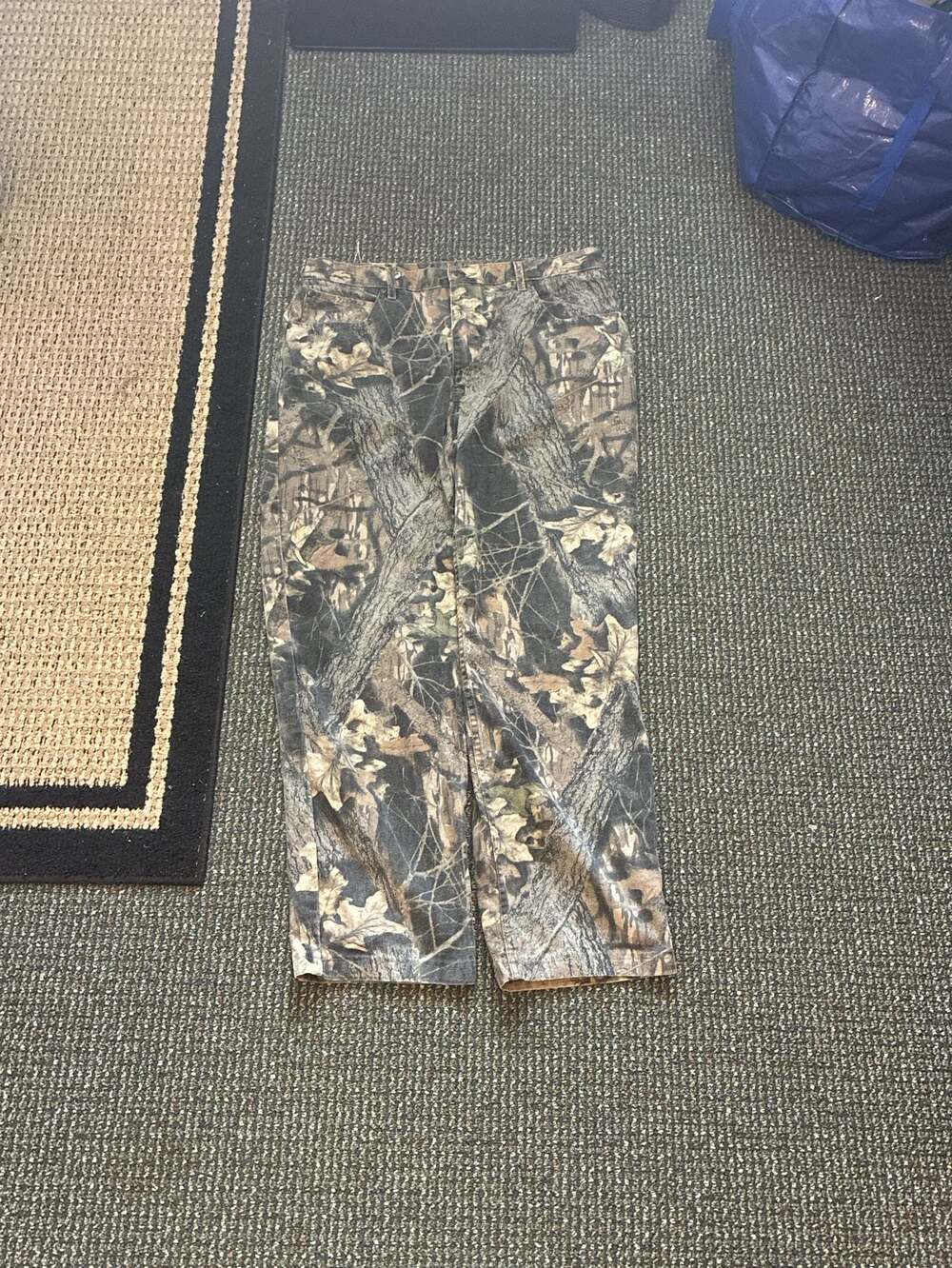 Cabela's Vintage Tree Bark Camouflage Hunting Pants Size 38x30